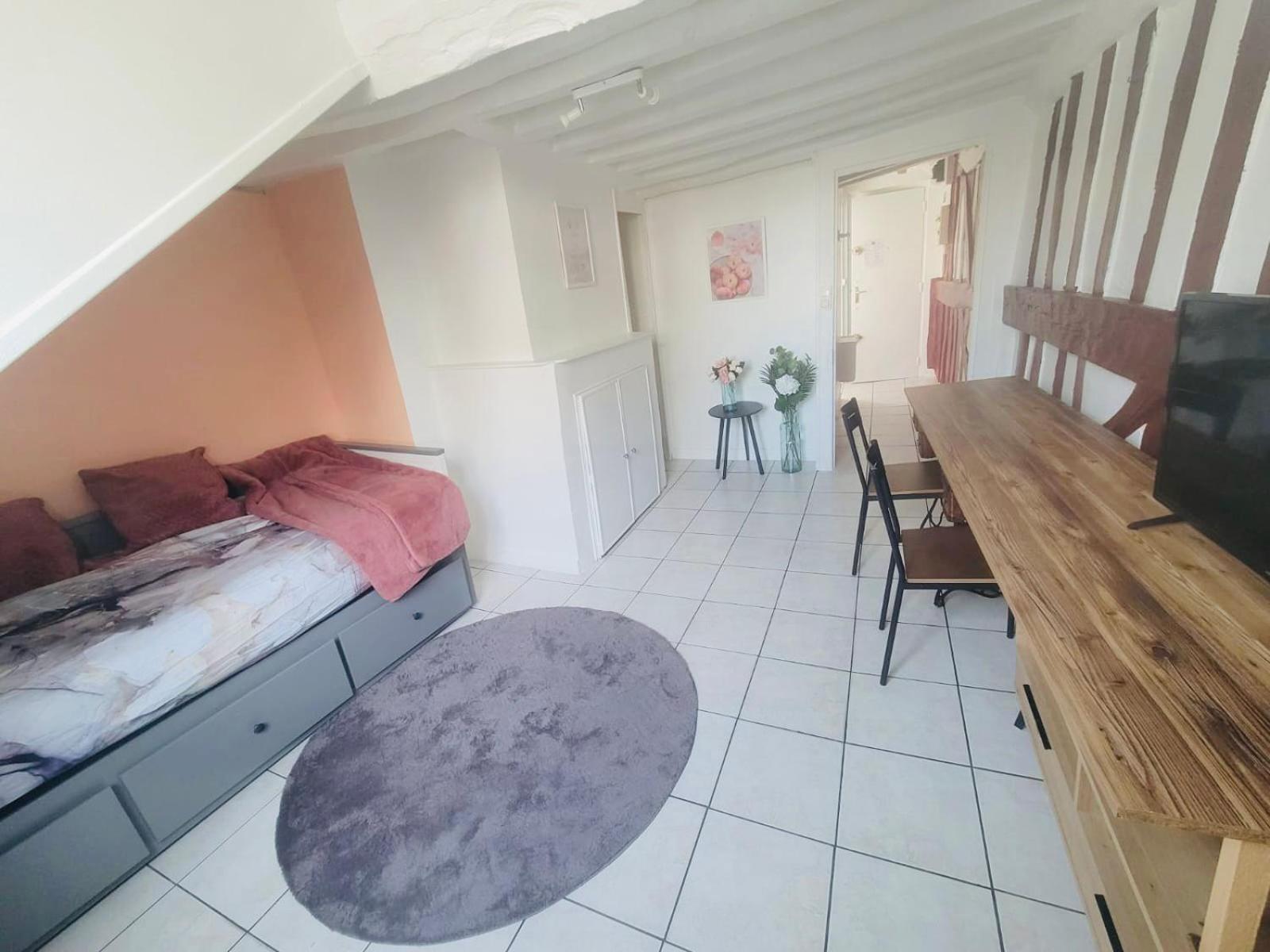 Appart Chu Rouen Lapeche Topskyhome Bagian luar foto